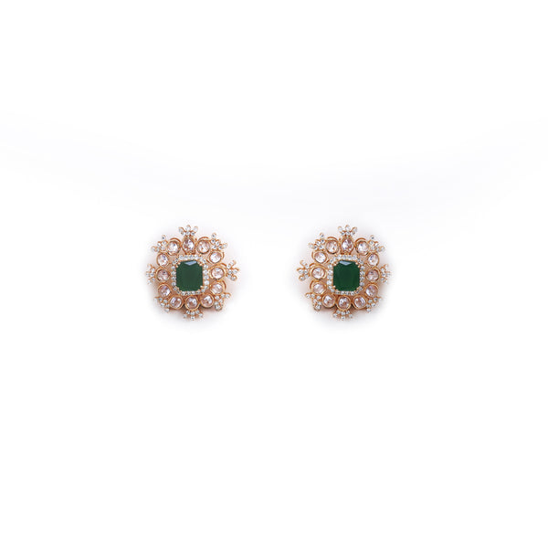 Emerald Star Earrings of Jewels by RF