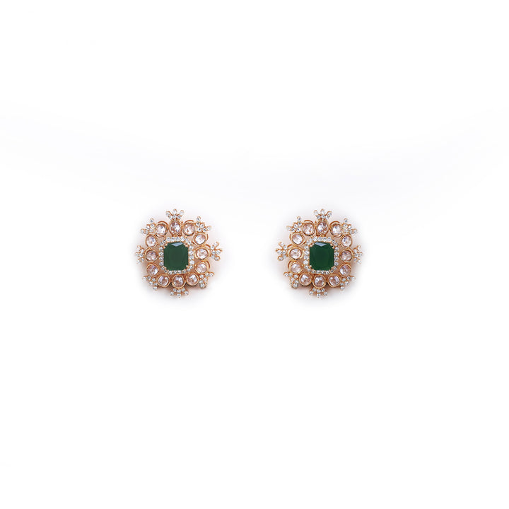 Emerald Star Earrings of Jewels by RF