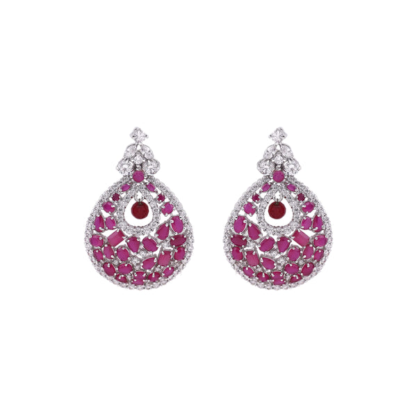 RICH RUBY HOOPS