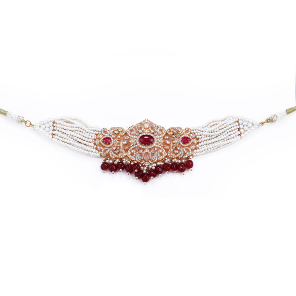 Ruby Collar of Jewels by RF