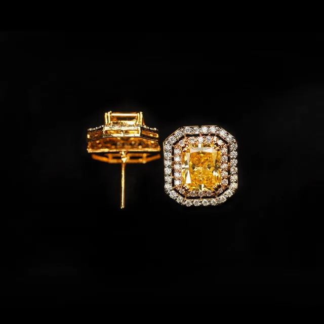 Topaz Studs by Jewels by RF, view 2