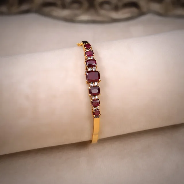 Ruby Rich Bangle by Jewels by RF