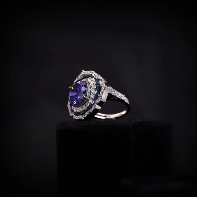 Sapphire Cocktail Ring by Jewels by RF