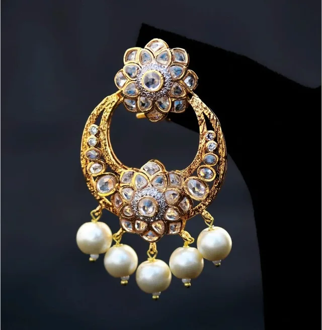 Mukesh Chandbali by Jewels by RF, view 2