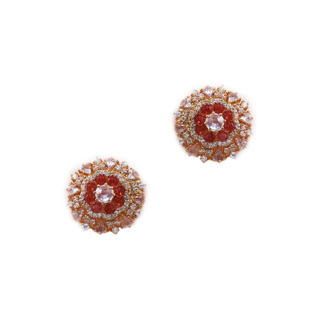Polki Flower Tops by Jewels by RF, view 3