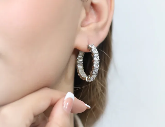 Classic Hoops by Jewels by RF, view 4
