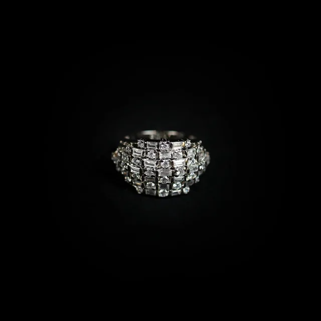 Baguette Thick Band by Jewels by RF