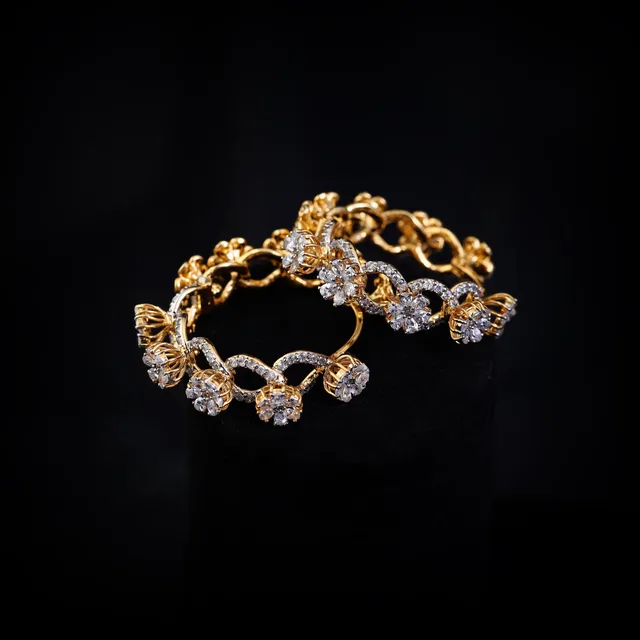 Floral Hoops by Jewels by RF