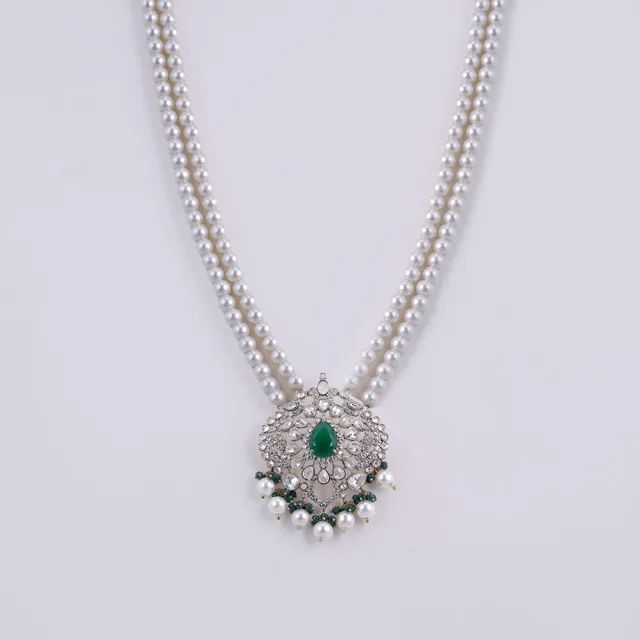 Raj Polki Pendant by Jewels by RF