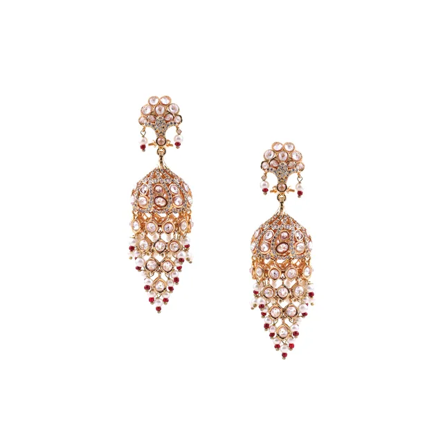 Mughal Jhumkas by Jewels by RF, view 3