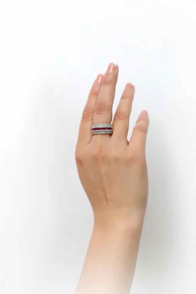 Tulip Ruby Band by Jewels by RF