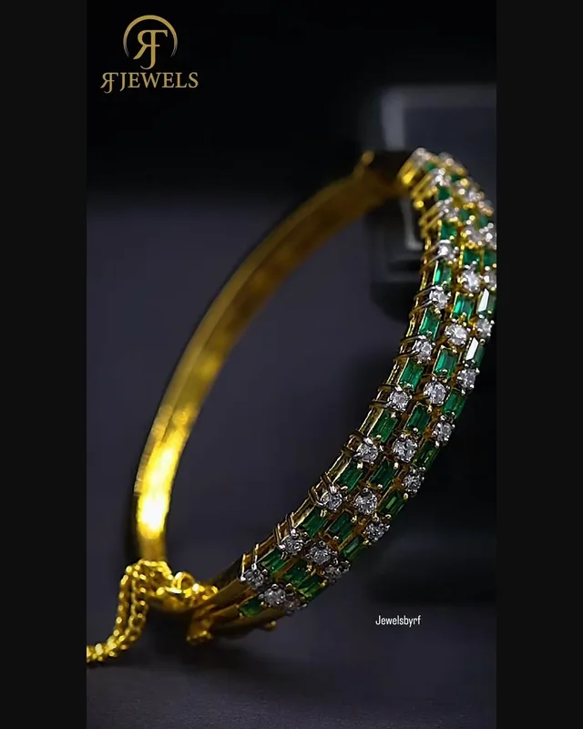 Ema Emerald Bangle by RF Jewels