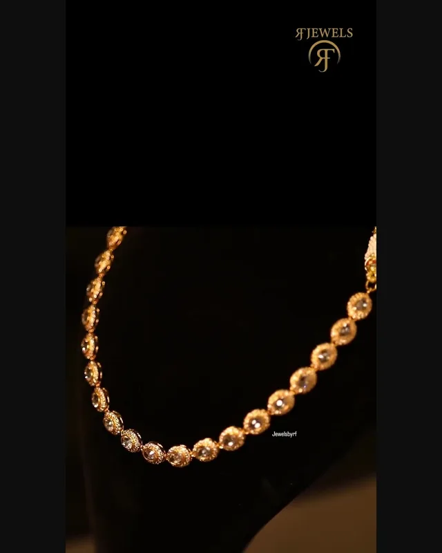 Polki Zircon Mala by RF Jewels
